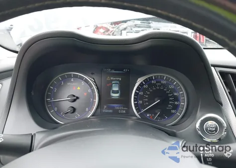 2017 Infiniti Q50 2.0T Base from USA, damaged, VIN JN1CV7AR4HM681985